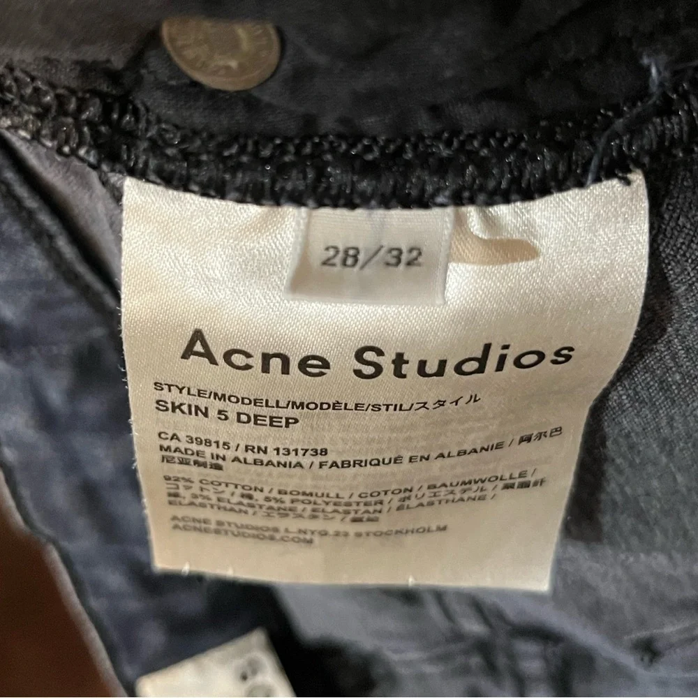Acne Studios Skin 5 Deep Jeans